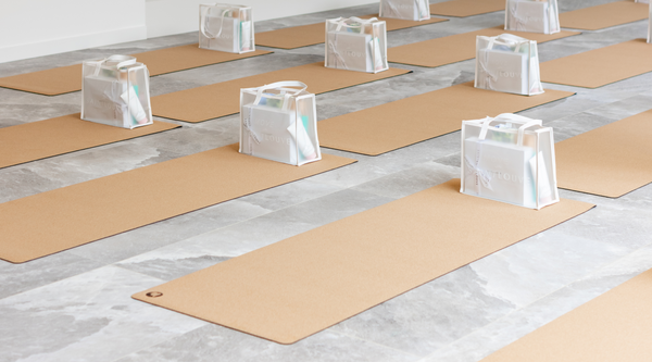 SPOTTED: LUXE ECO CORK YOGA MATS AT THE 'MOVE WITH SAINT LOUVE' EVENT