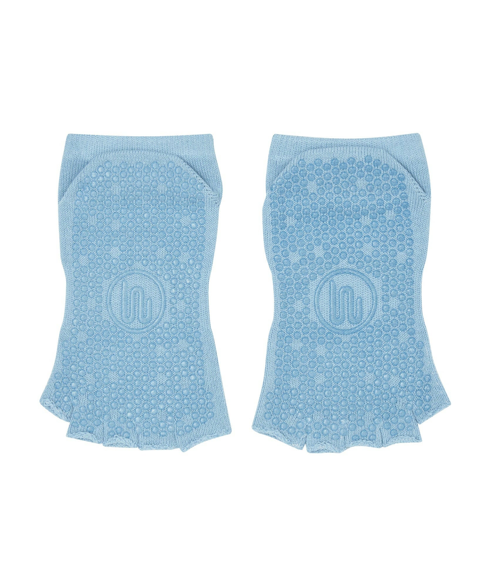 Comfortable and stylish Sea Blue Toeless Non Slip Grip Socks