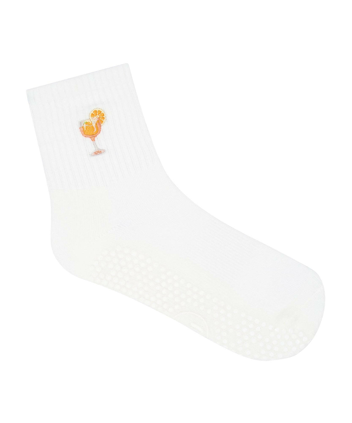 Crew Grip Socks - Ivory Aperitivo Hour