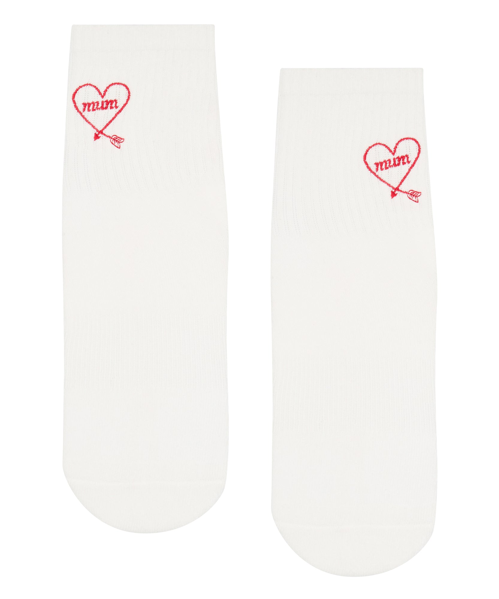 Crew Non Slip Grip Socks - Love Note