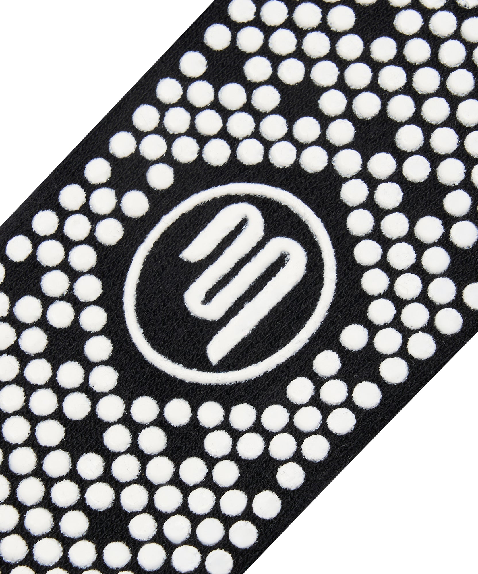 Crew Non Slip Grip Socks - Power Moves Black