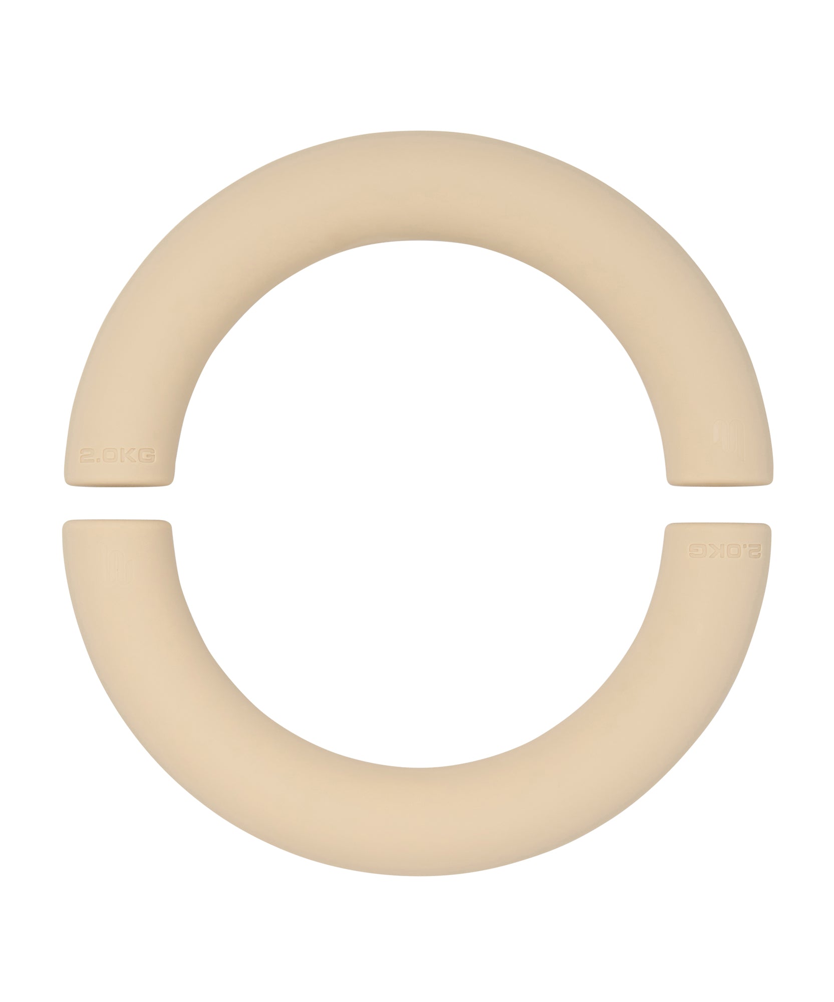 Curved Weight Bars - Almond 2kg