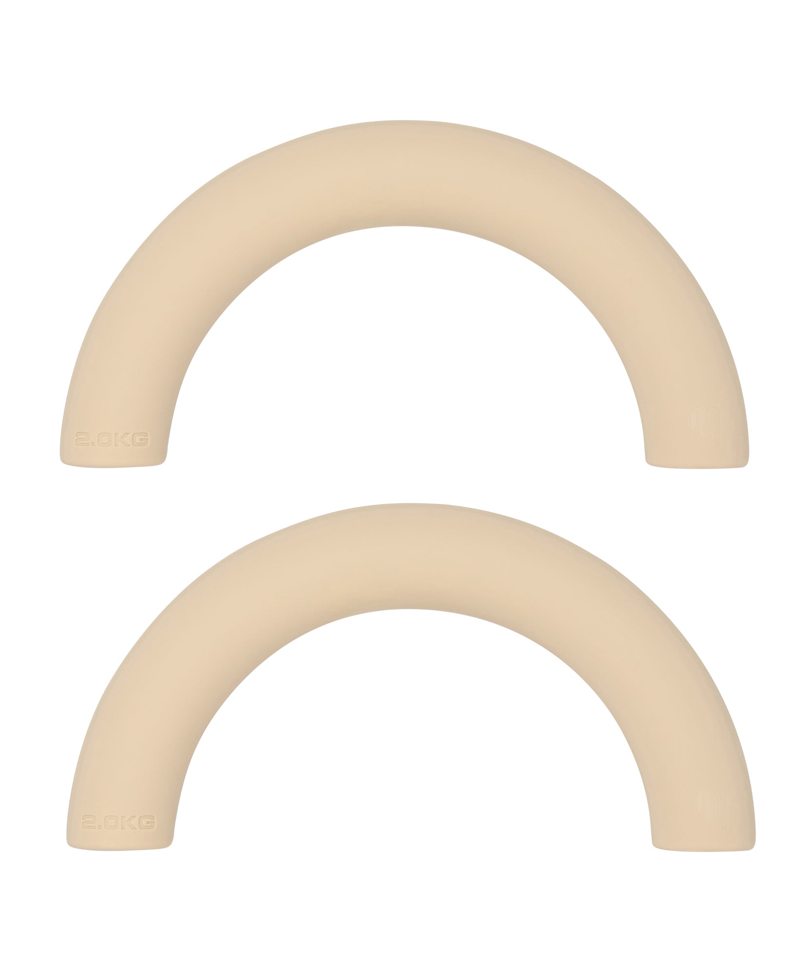 Curved Weight Bars - Almond 2kg