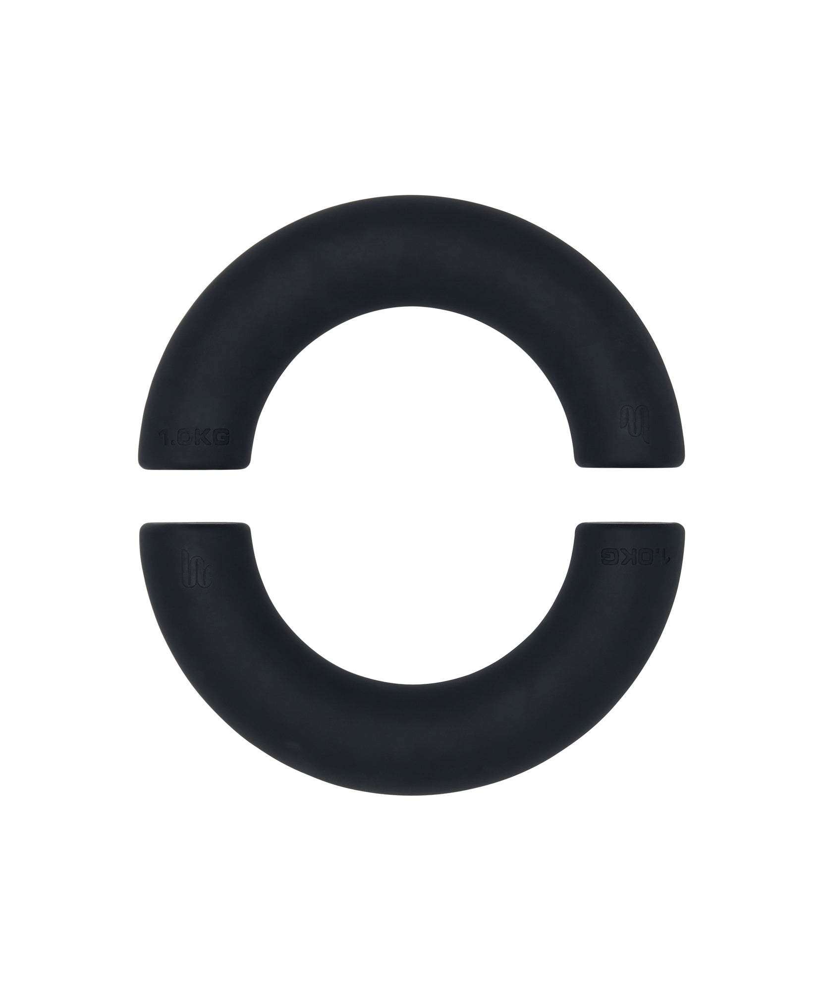 Curved Weight Bars - Black 1kg