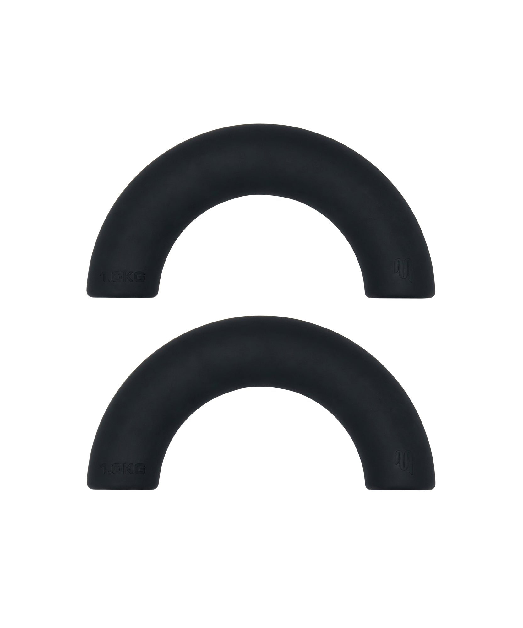 Curved Weight Bars - Black 1kg