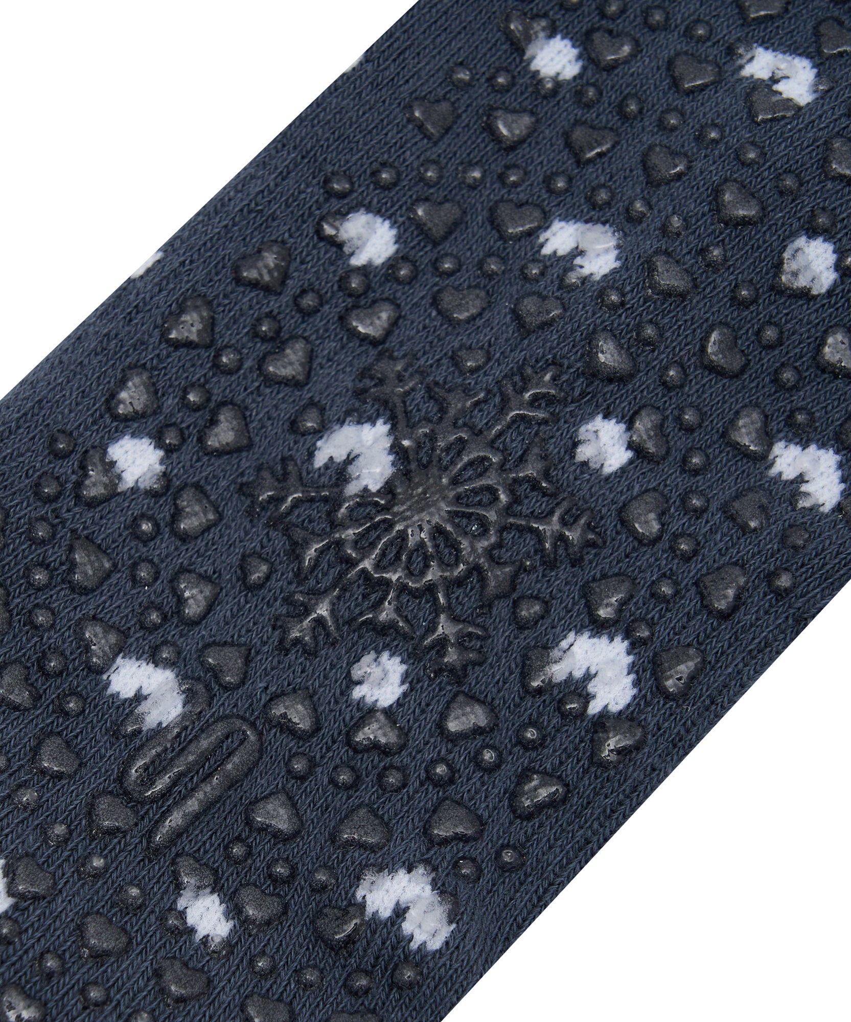 Low Rise Grip Socks - Speckled French Navy
