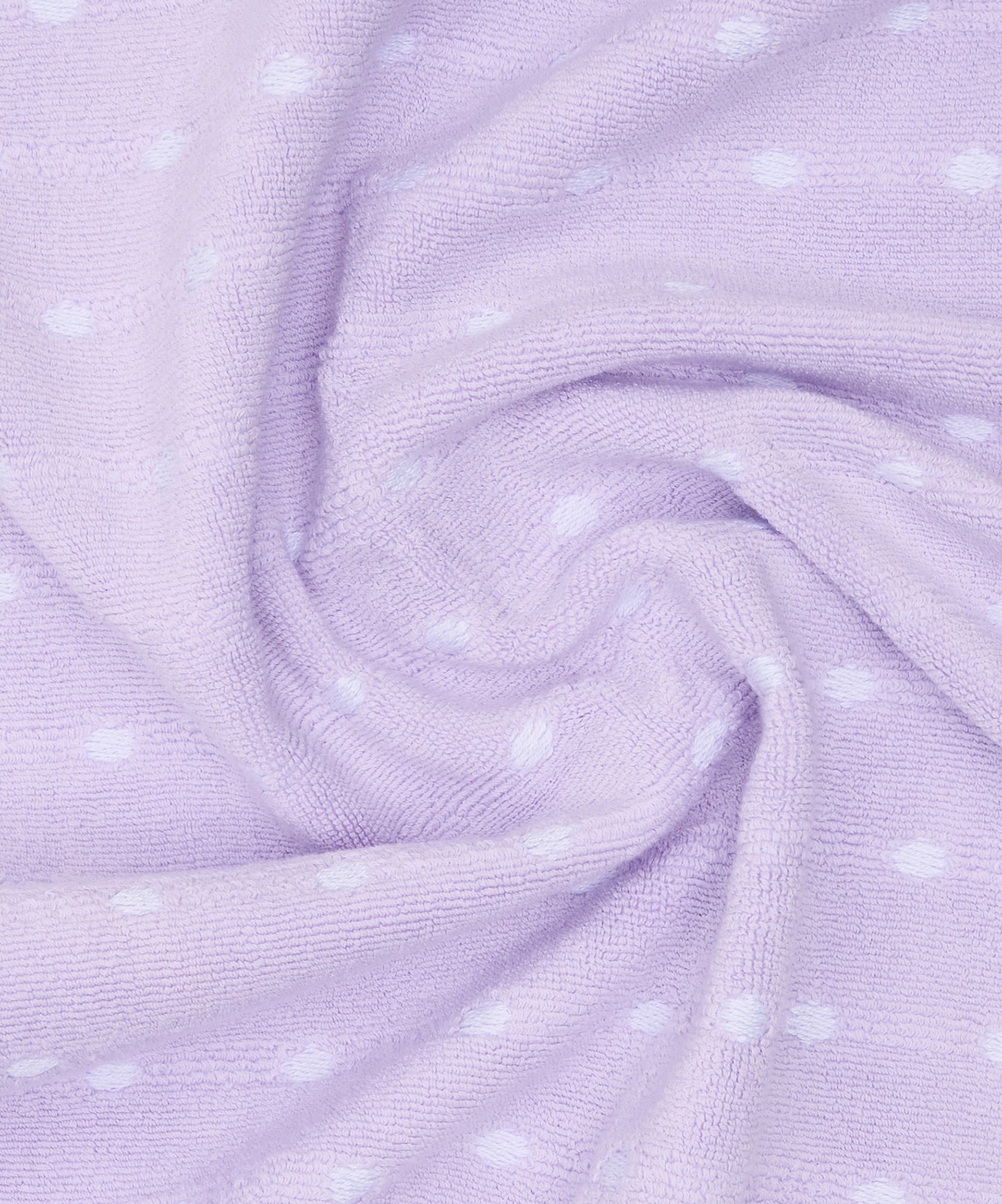 Workout Terry Towel - Lavender Polka Dot