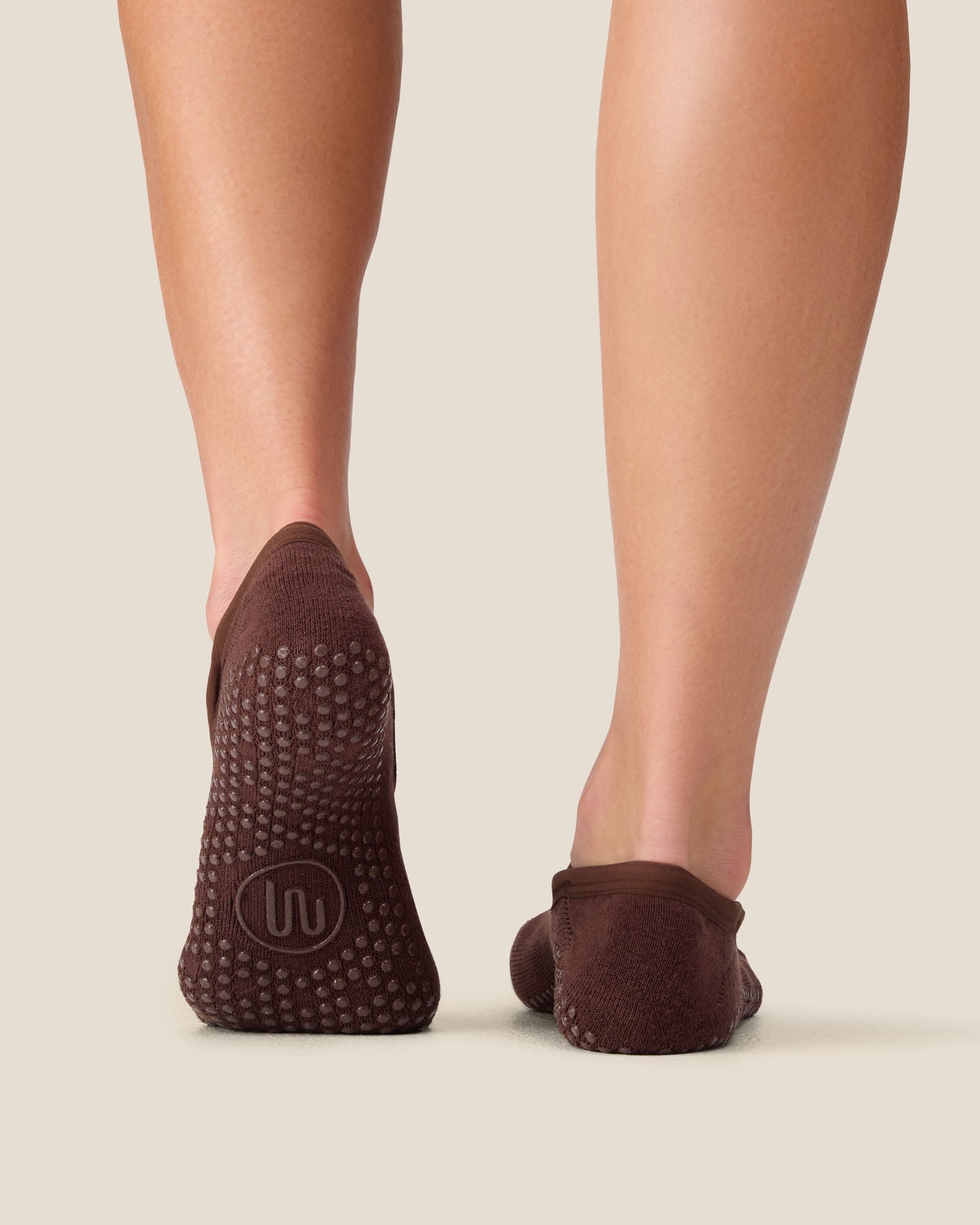 Ballet Grip Socks - Wide Cross Espresso