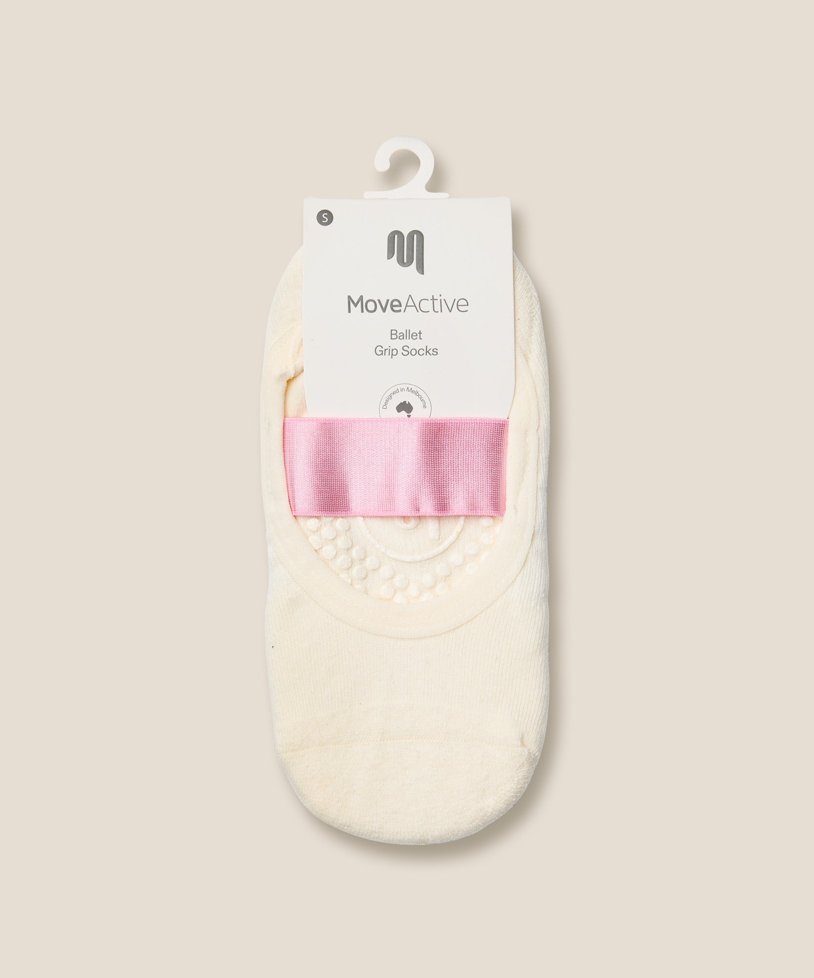 Ballet Grip Socks - Satin Sandy