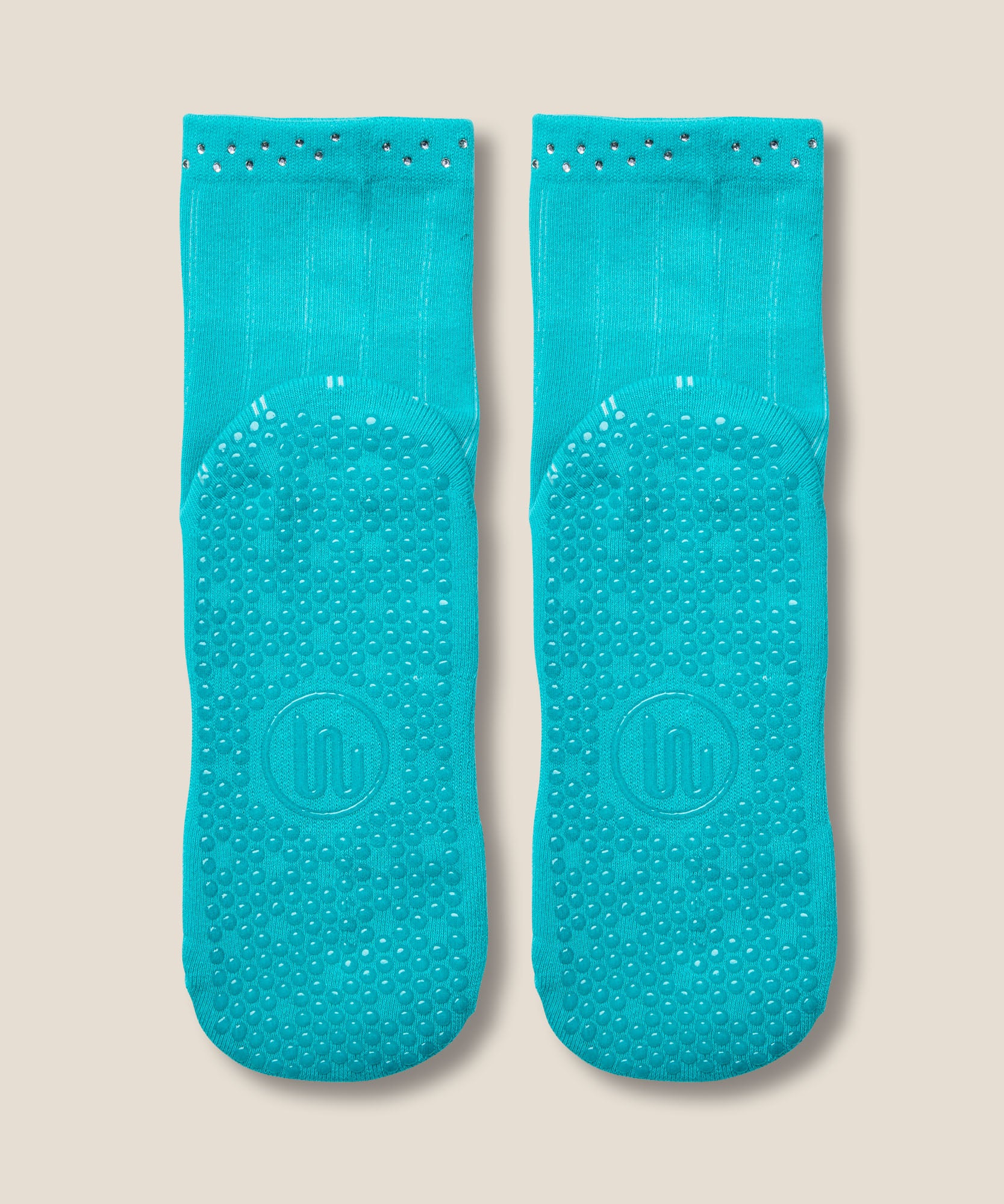 Crew Grip Socks - Gem Aqua