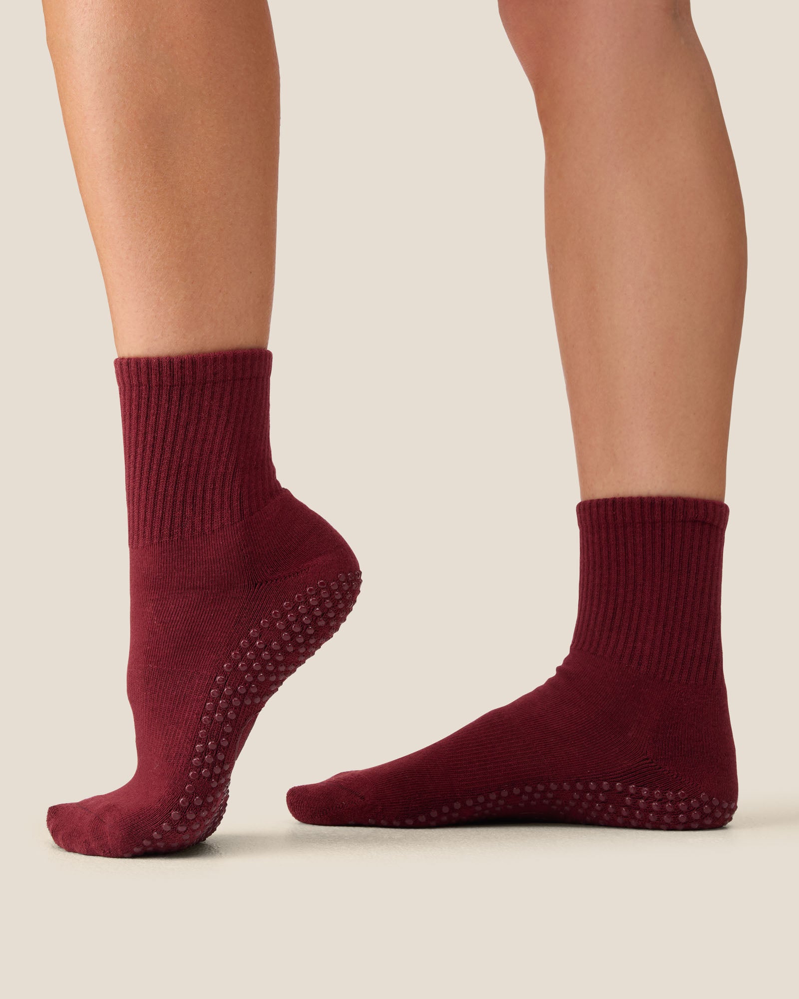 Crew Grip Socks - Cabernet