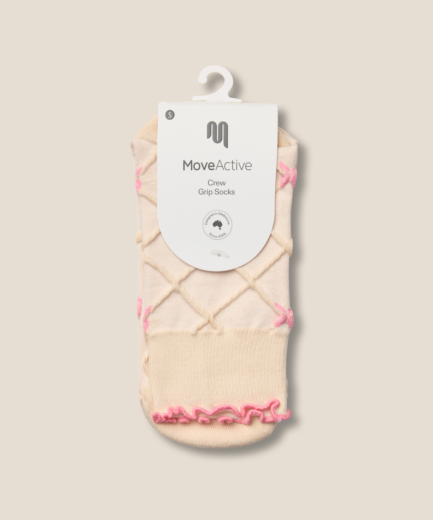 Crew Grip Socks - Lattice Oat