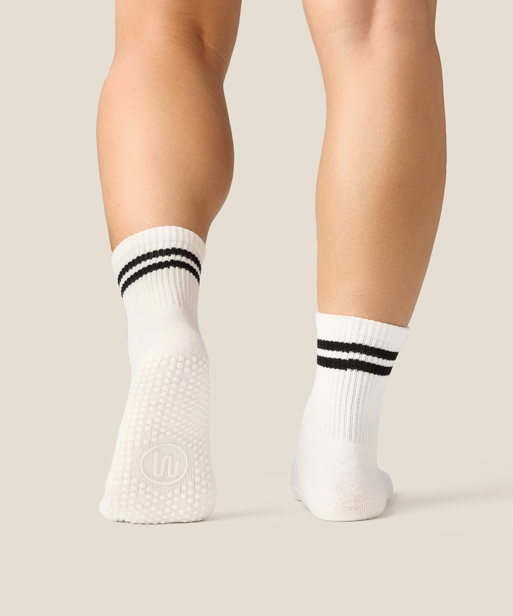 Crew Grip Socks - Sporty Stripe Ivory