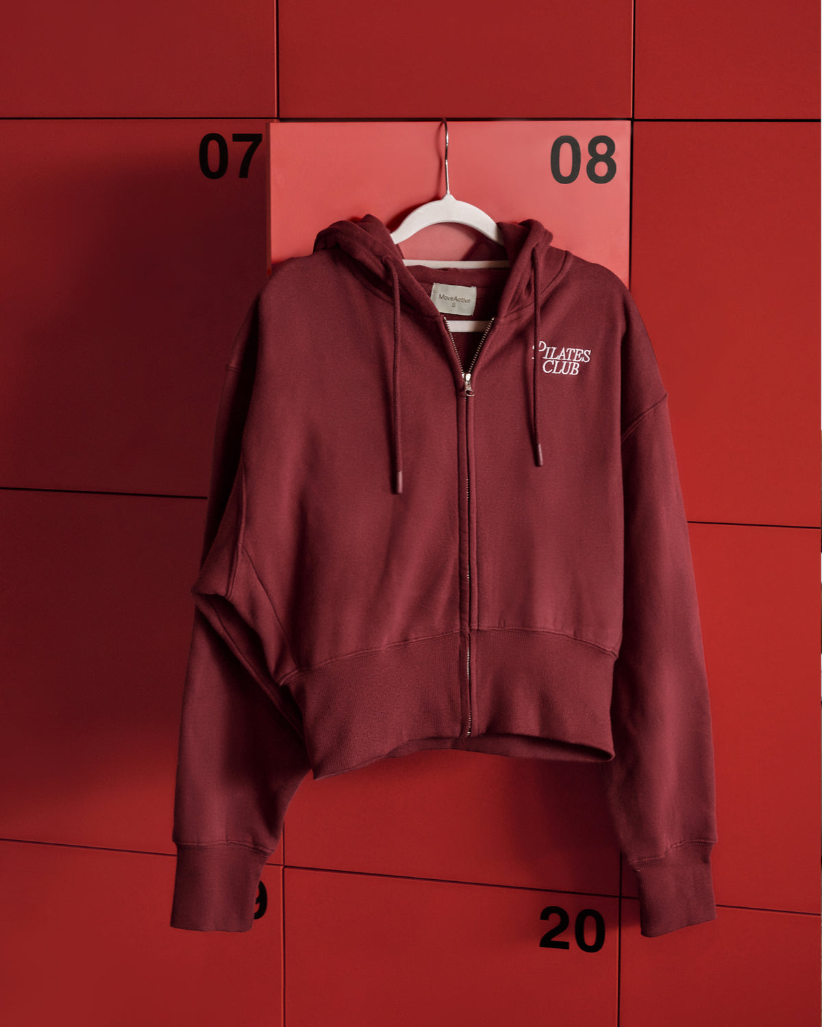 Pilates Club Hoodie - Cabernet