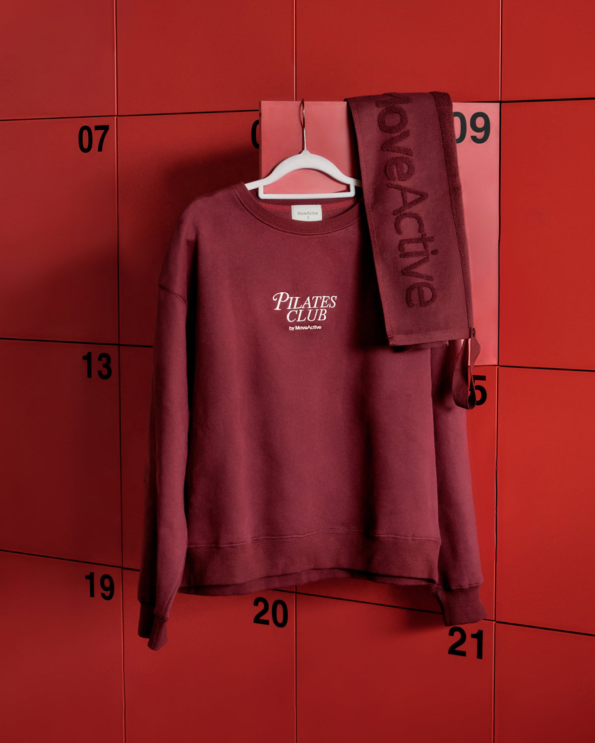 Pilates Club Sweater - Cabernet