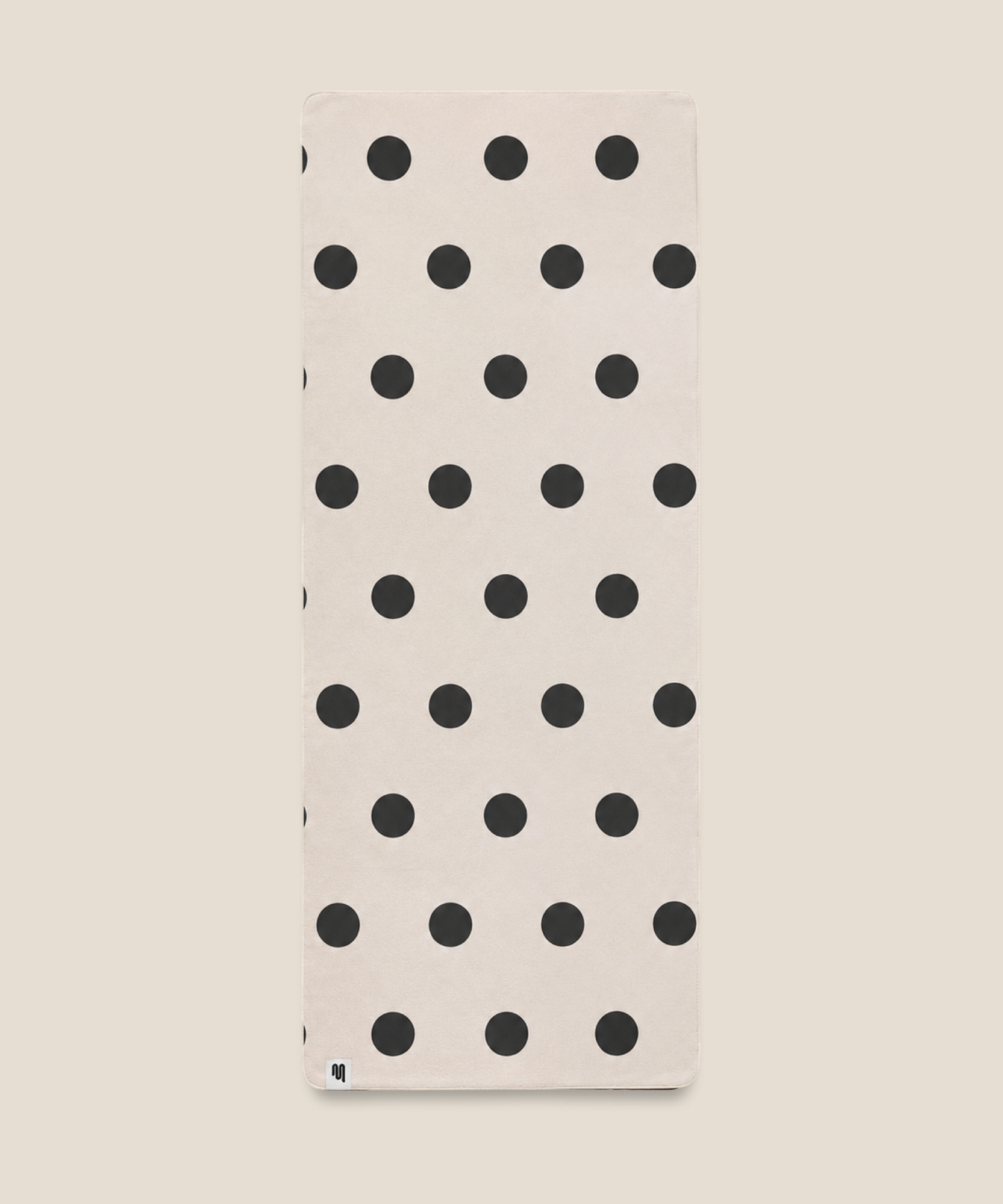 Mat Grip Towel - Polka Dot Cream