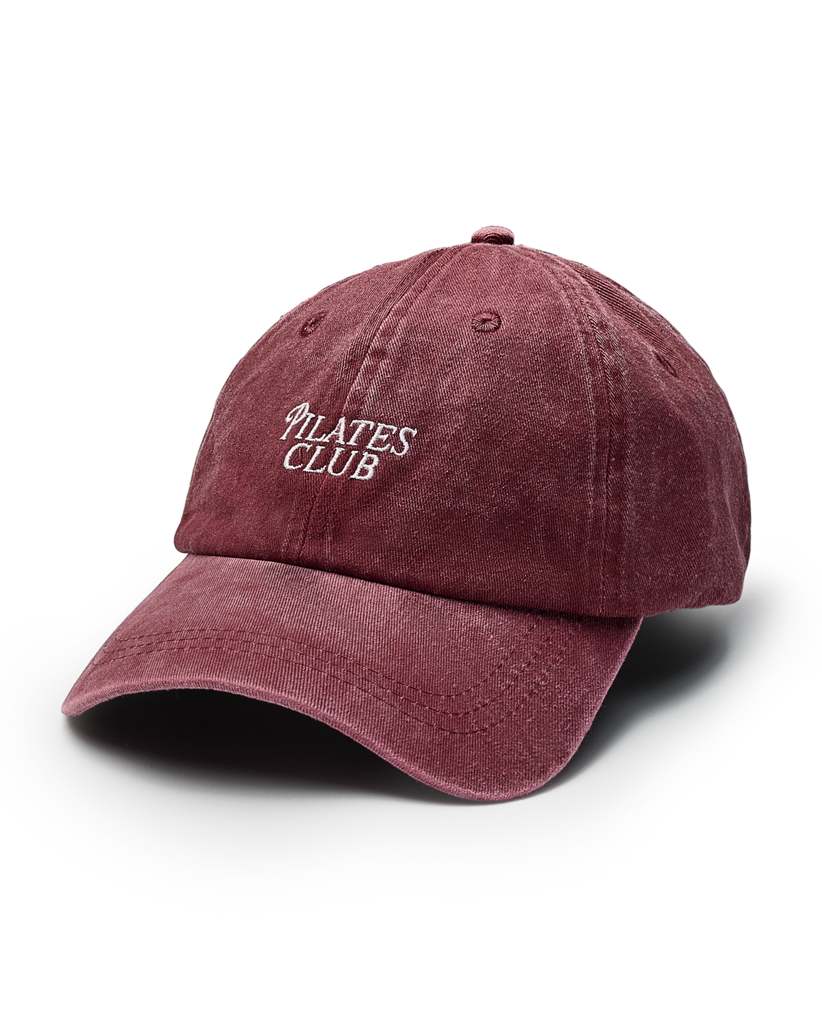 Embroidered Cap - Pilates Club Cabernet