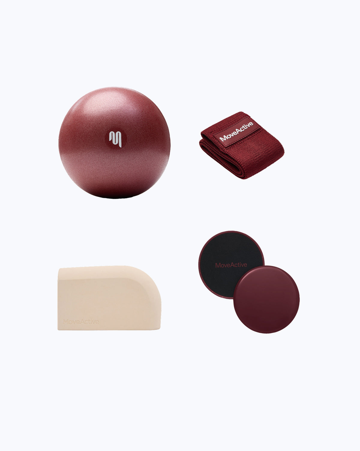 Pilates Core Set - Cabernet & Almond