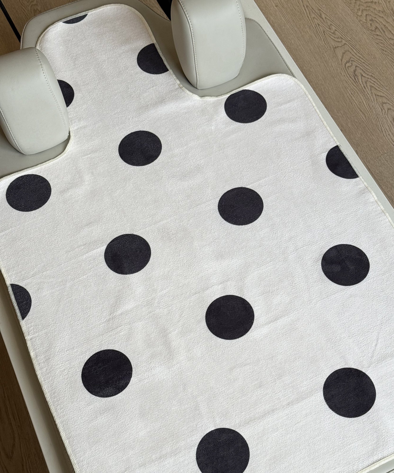 Reformer Grip Towel - Polka Dot Cream