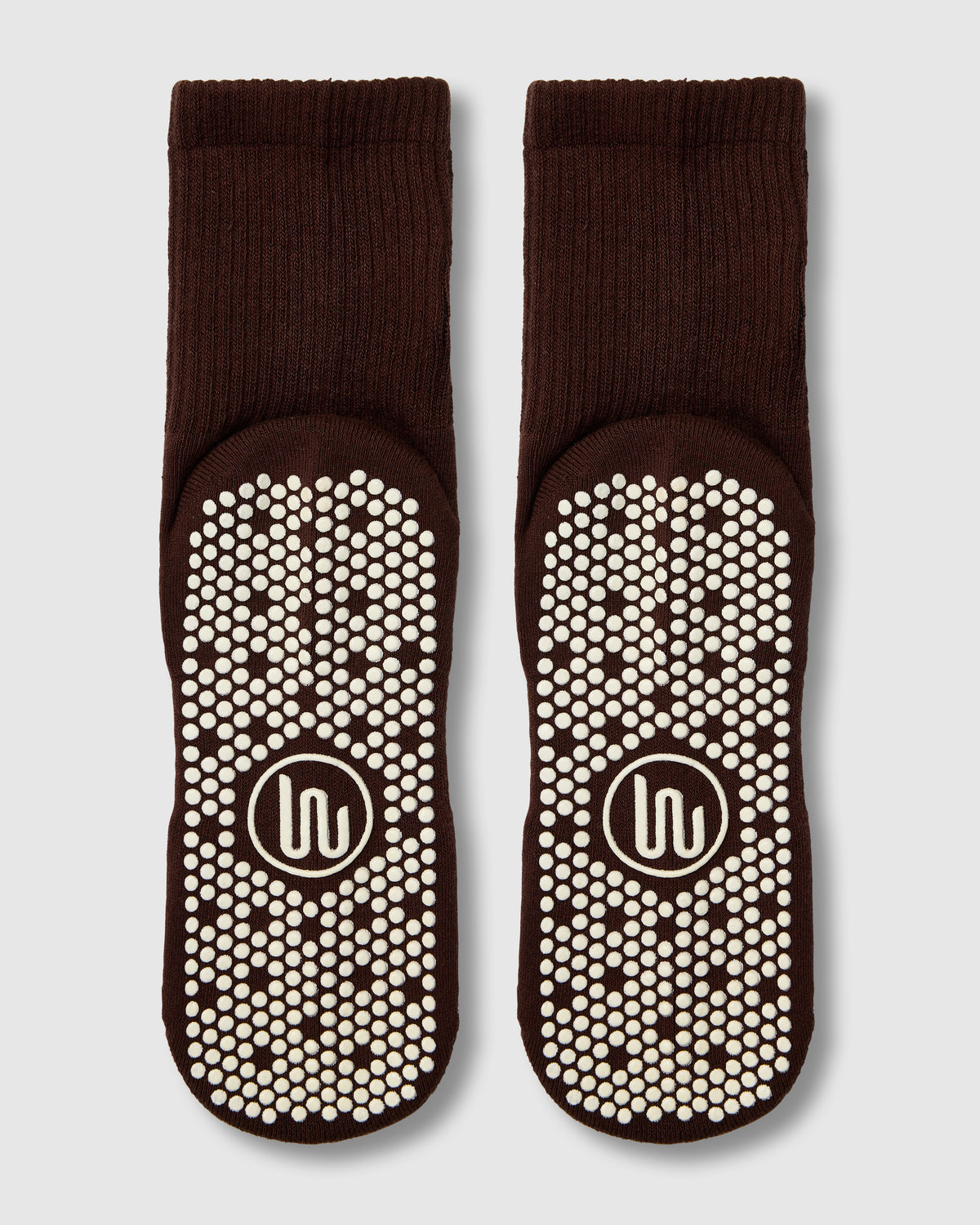 Crew Grip Socks - Pumpkin Patch Espresso