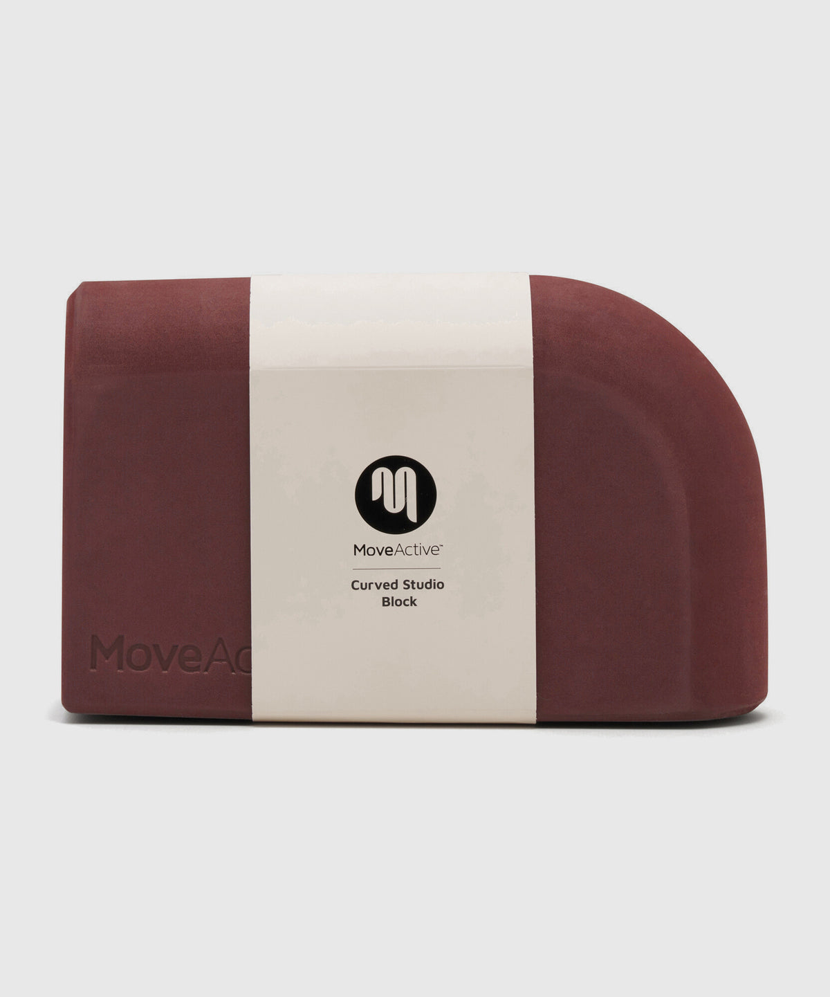 Curved Yoga Block - Red Earth