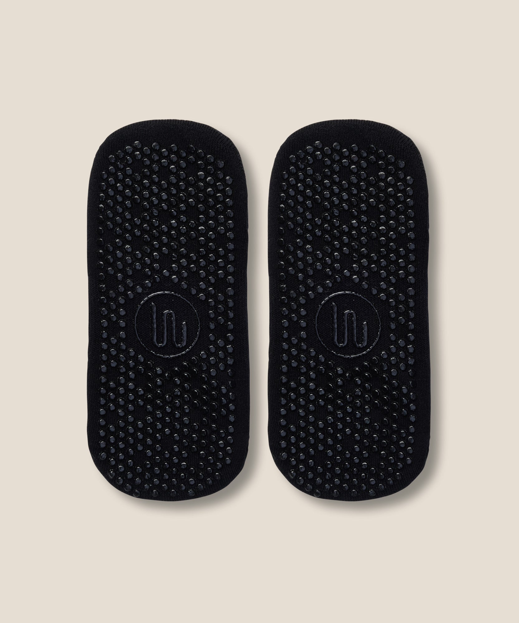 Slide On Grip Socks - Black