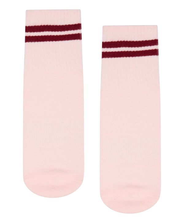 Crew Non Slip Grip Socks - Sweetheart Stripes