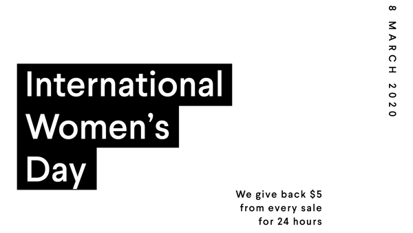 International Women's Day - Shop for Change this Friday 8th March.