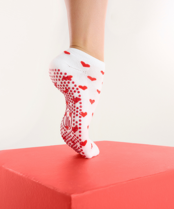 Classic Low Rise Grip Socks - Amour