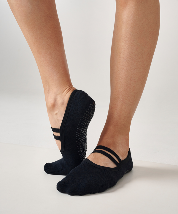 Ballet Non Slip Grip Socks - Classic Black