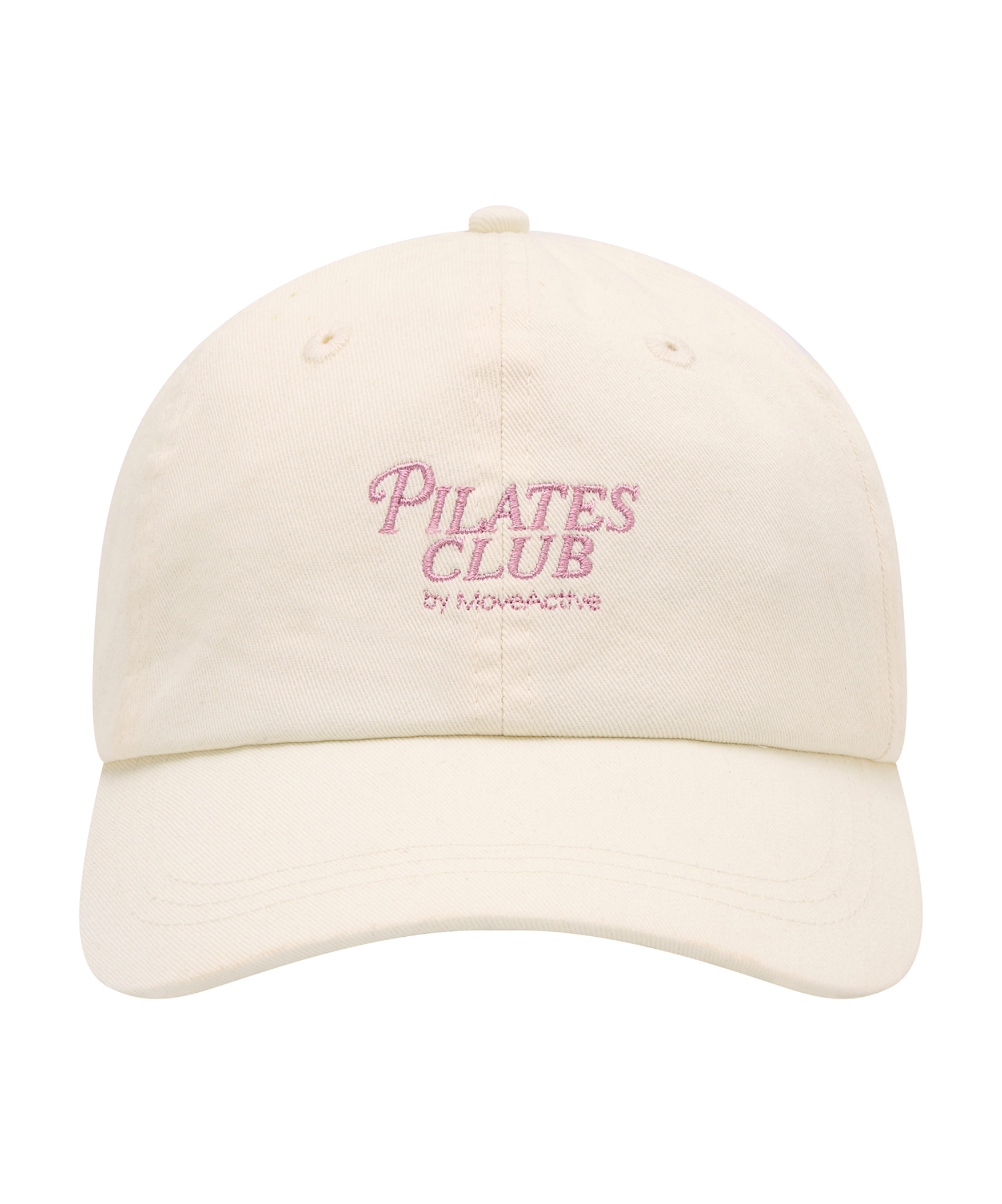 Embroidered Cap - Pilates Club Ivory