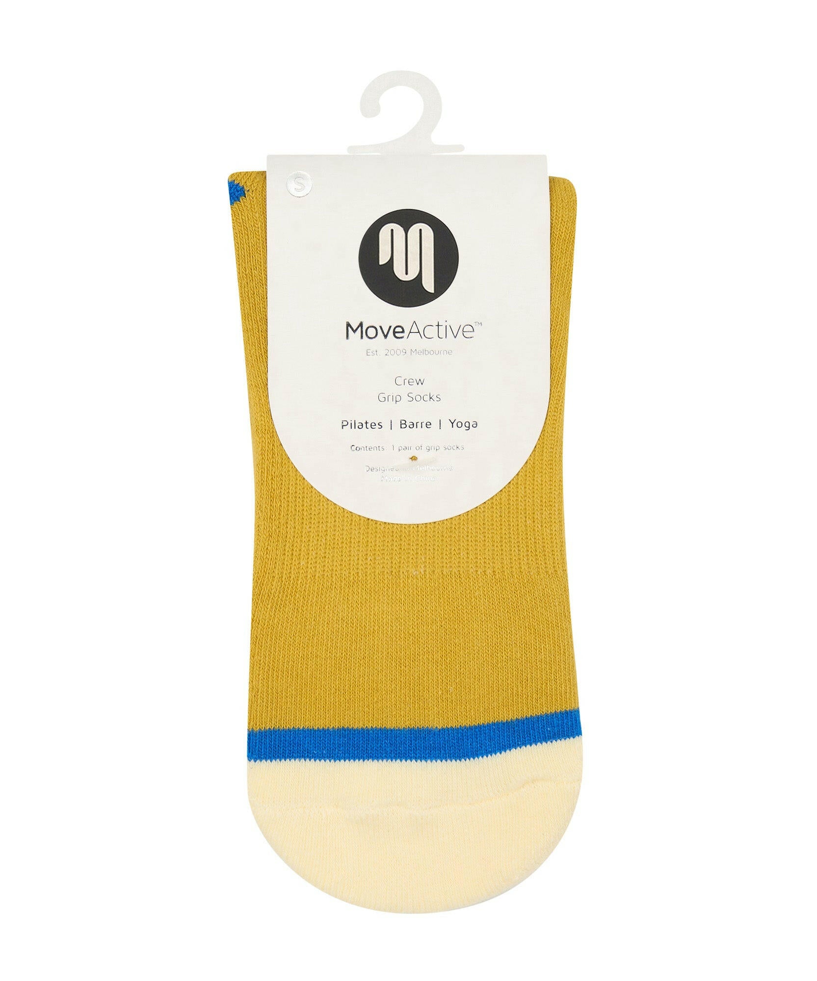 Crew Non Slip Grip Socks - Amber Artistry.