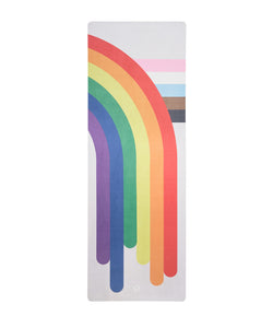 Luxe Recycled Yoga Mat - Rainbow Pride