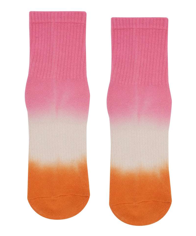 Crew Non Slip Grip Socks, Tropical Ombre