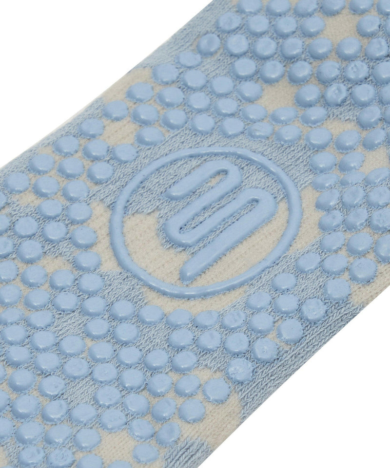 Classic Low Rise Grip Socks - Retro Daisy Blue