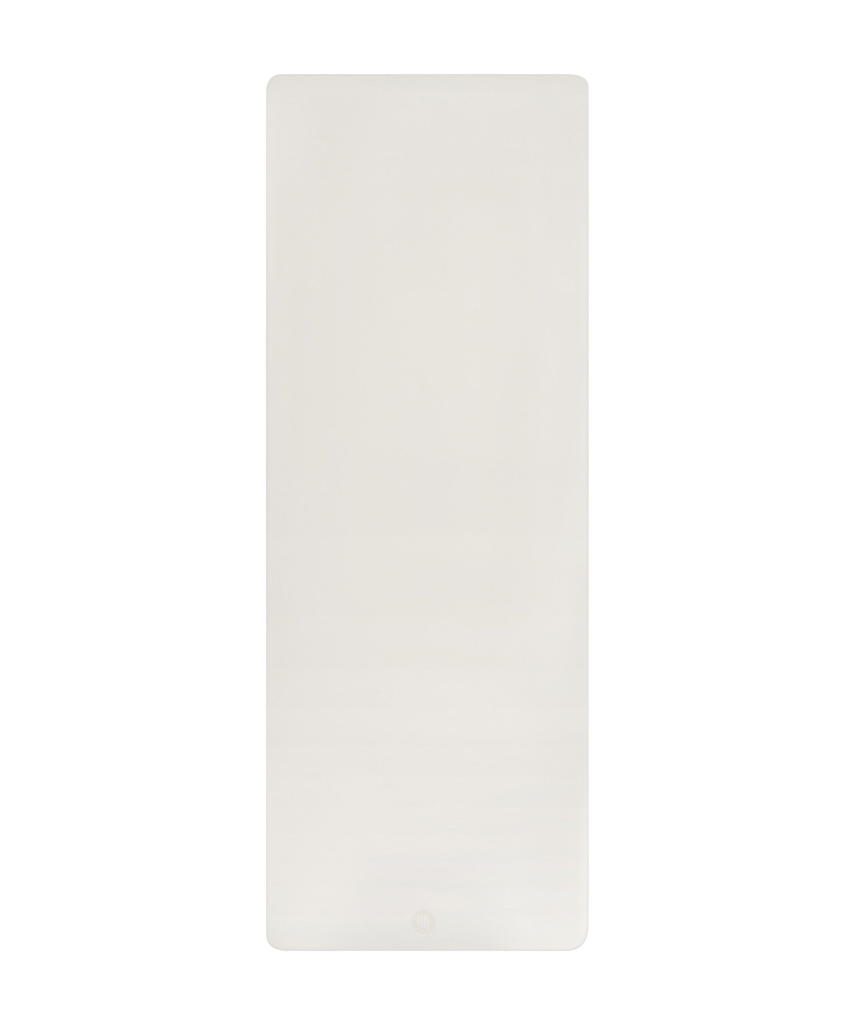 Vegan leather yoga mat in ivory color, eco-friendly and non-toxic material