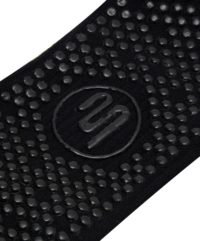 Slide On Non Slip Grip Socks - Classic Black