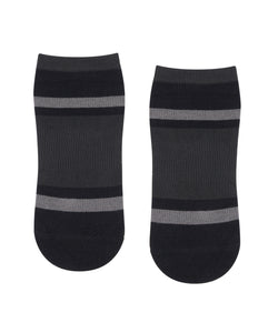 Men's Classic Low Rise Grip Socks - Grey Days