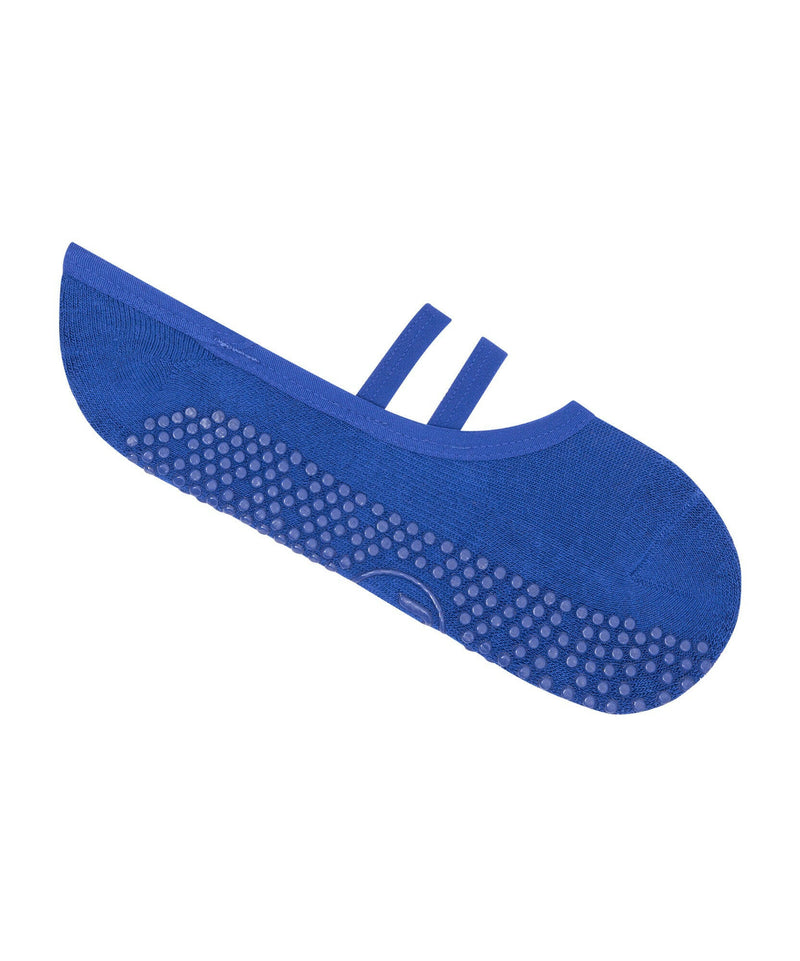 Ballet Non Slip Grip Socks in Indigo, perfect for dance practice