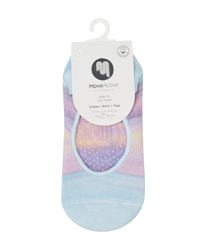 Fashionable and functional non-slip socks with beautiful Beach Sunset image