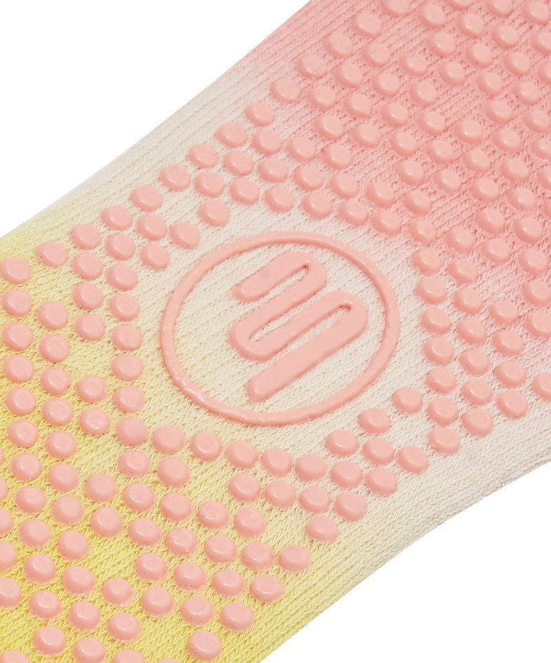 Classic Low Rise Grip Socks - Ombre Punch