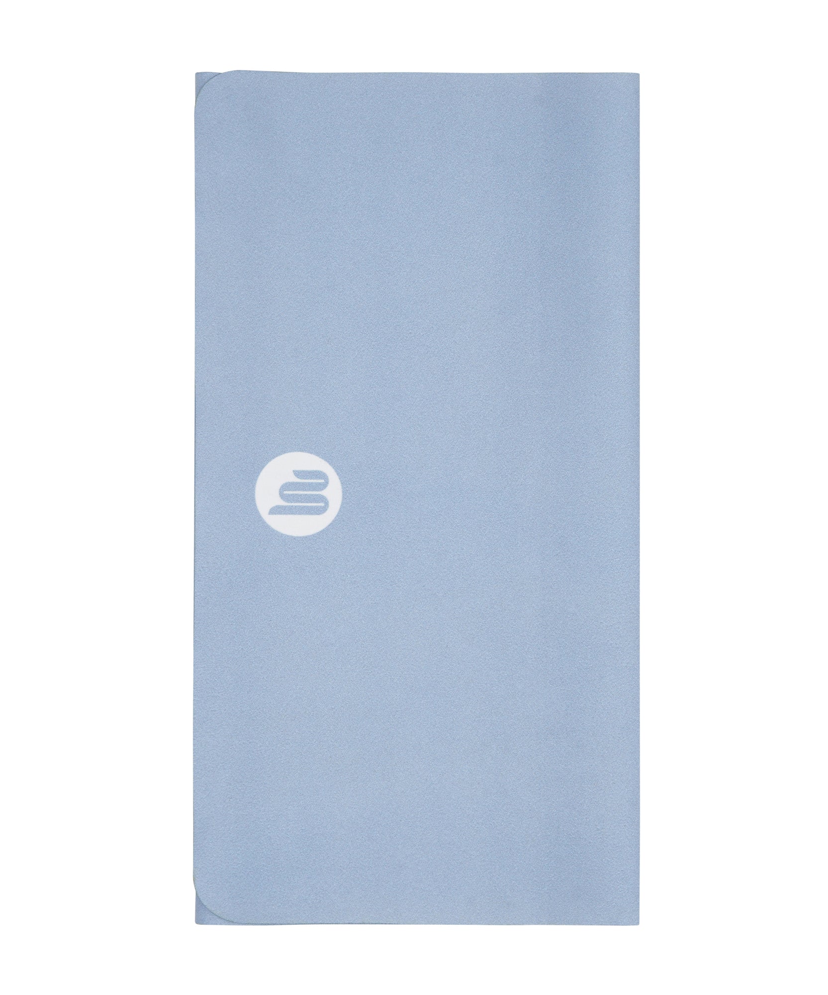 Soft and absorbent workout towel in elegant powder blue color 