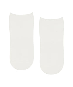 Classic Low Rise Grip Socks in Ivory provide comfortable and secure fit