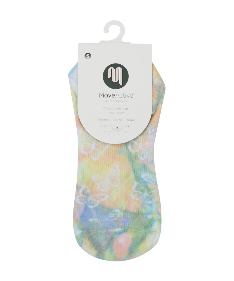  Classic Low Rise Grip Socks - Social Butterfly designed with a low cut for a sleek and modern fit