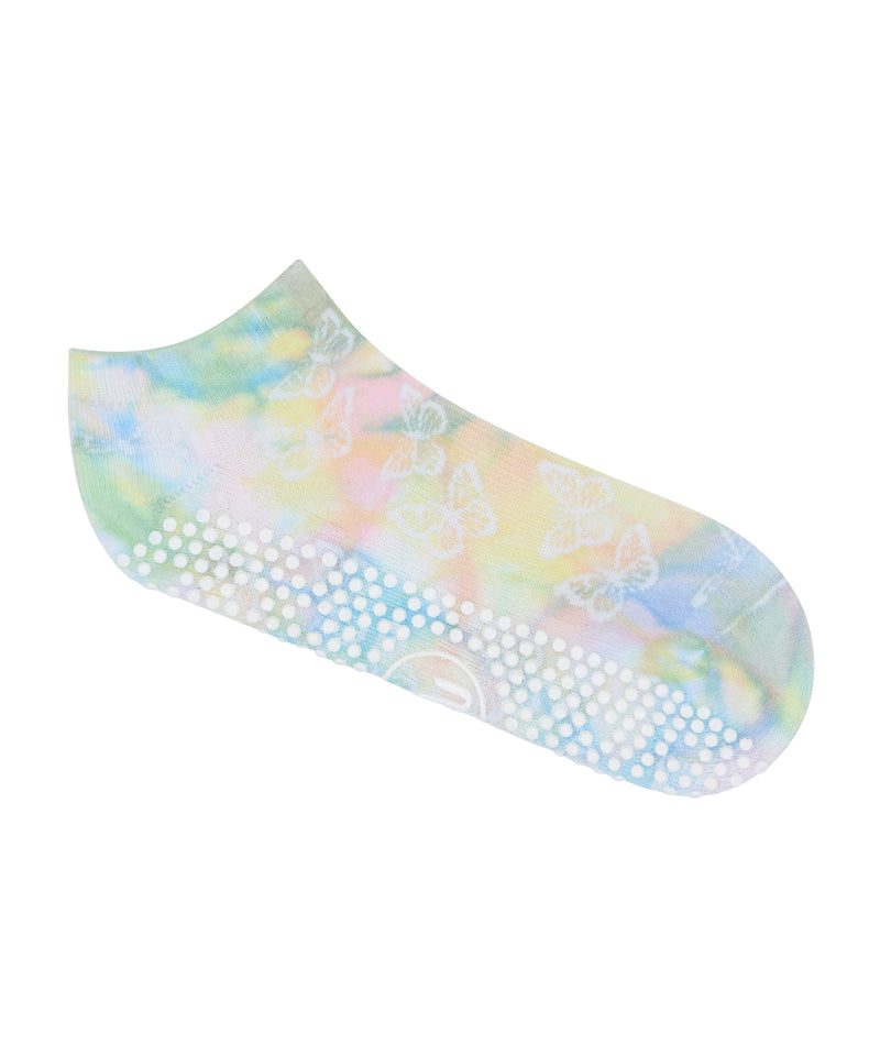  Classic Low Rise Grip Socks - Social Butterfly styled with sneakers for a trendy and comfortable workout look