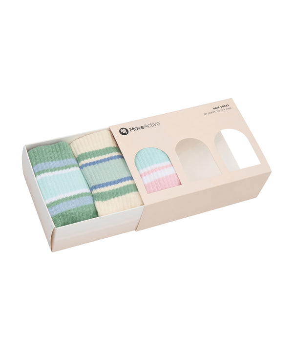 Gift Box 'Garden Stripes' (Crew) - A beautifully designed gift box featuring vibrant garden stripes pattern, perfect for any occasion