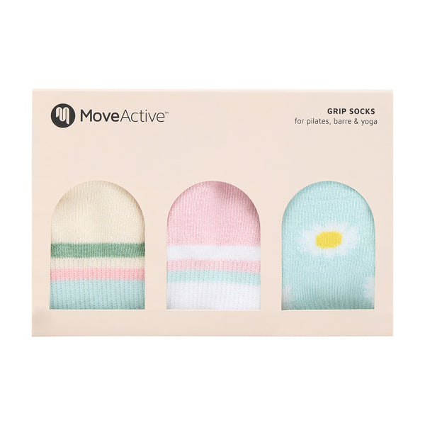 MoveActive  Grip Socks & Accessories for Pilates, Yoga & Barre
