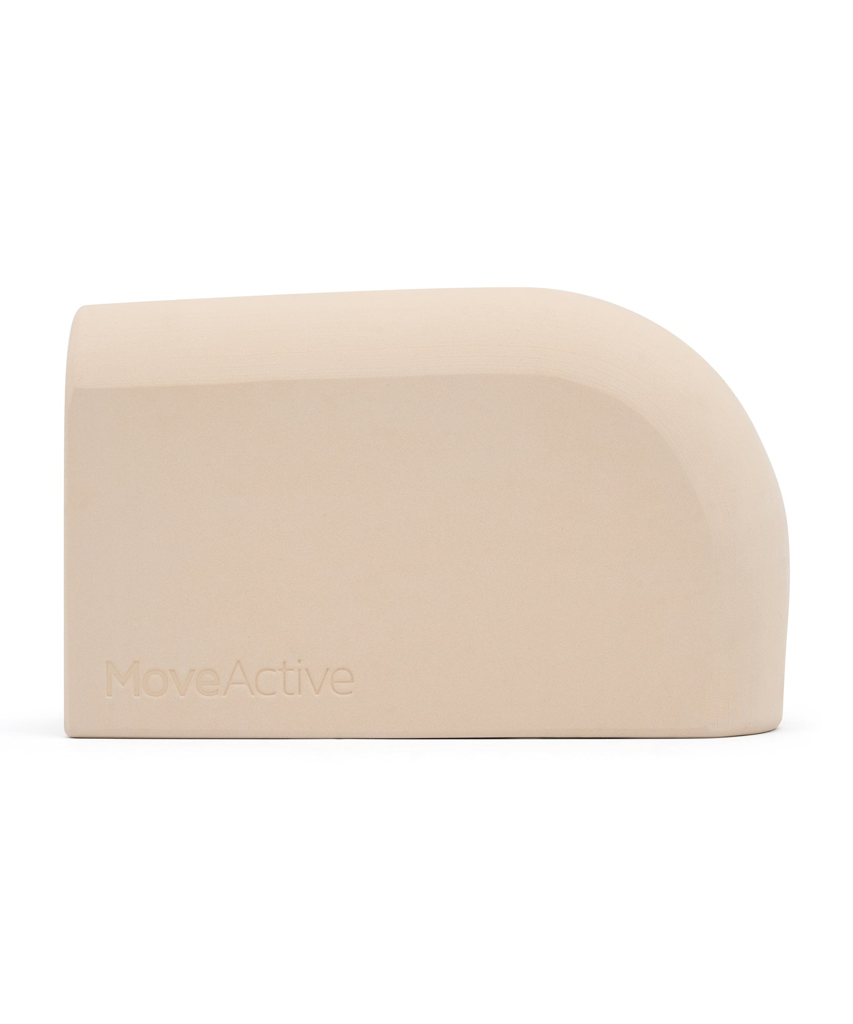 Curved Yoga Block - Almond.