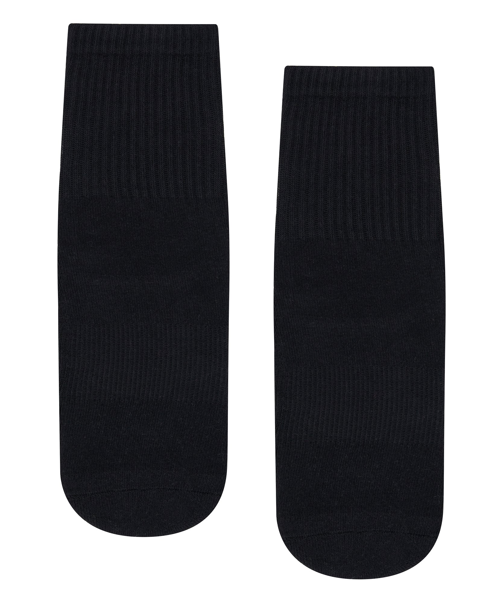 Crew Non Slip Grip Socks - Black.