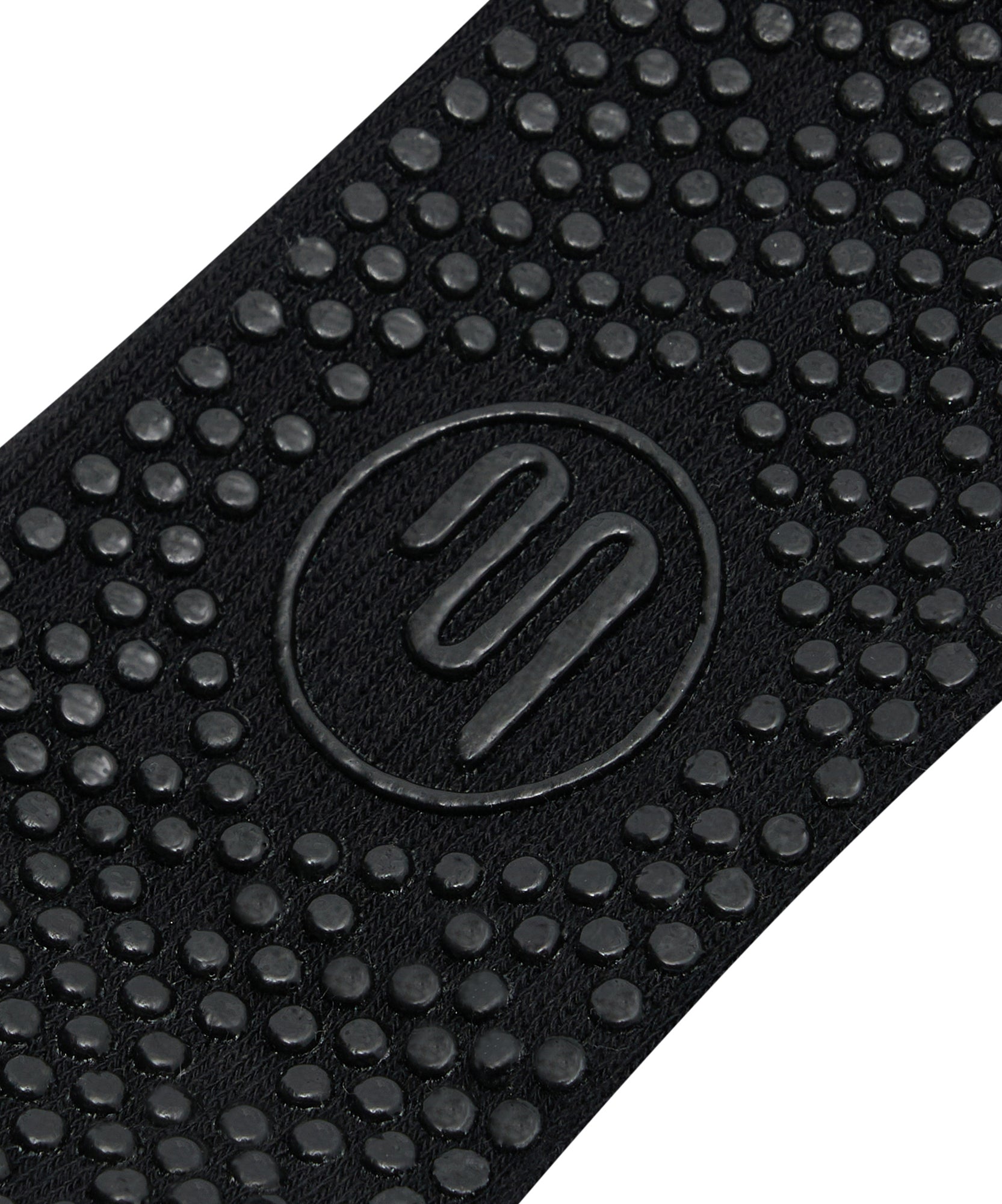 Crew Non Slip Grip Socks - Black.